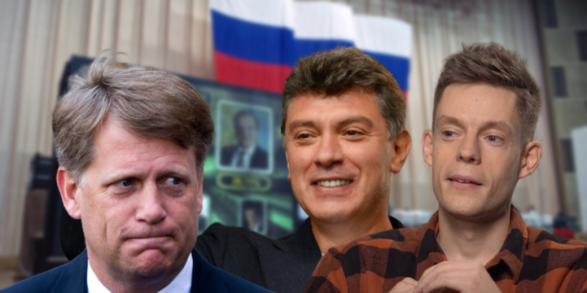 Макфол рассказал Дудю*, что Немцова хотели сделать президентом РФ