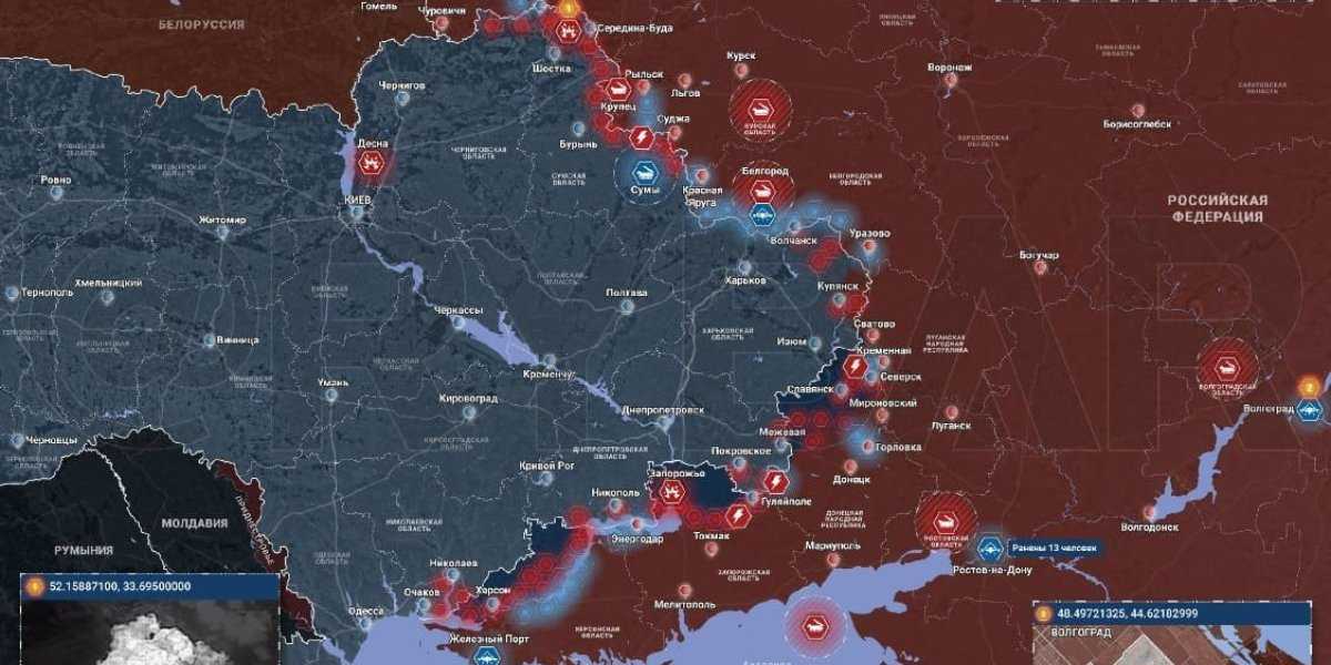 Покровск под угрозой окружения: карта боевых действий на 15 августа 2025 года