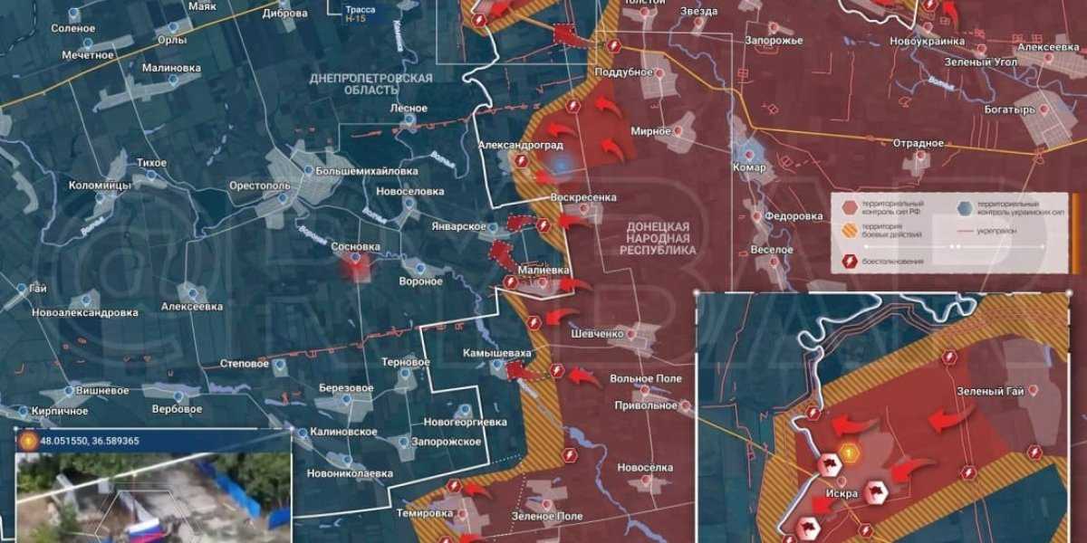 Покровск под угрозой окружения: карта боевых действий на 15 августа 2025 года